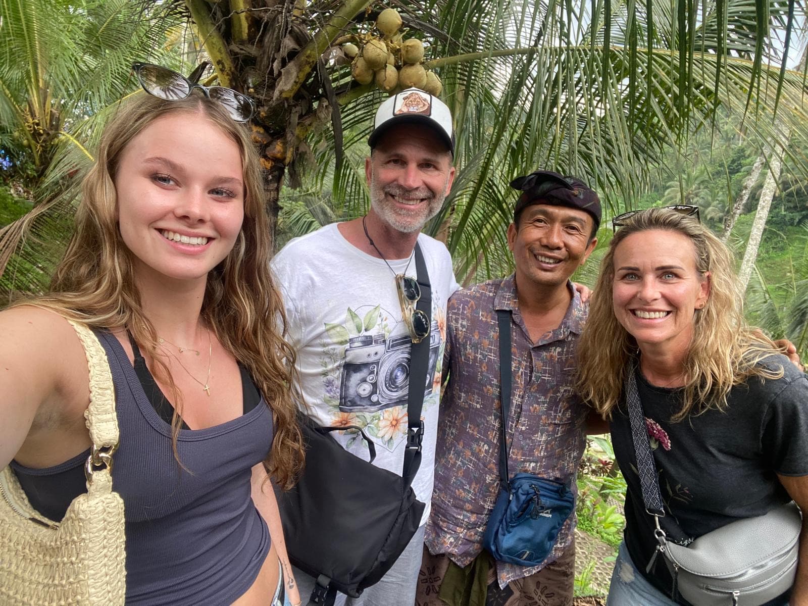 Gäste mit Wayan in Ubud