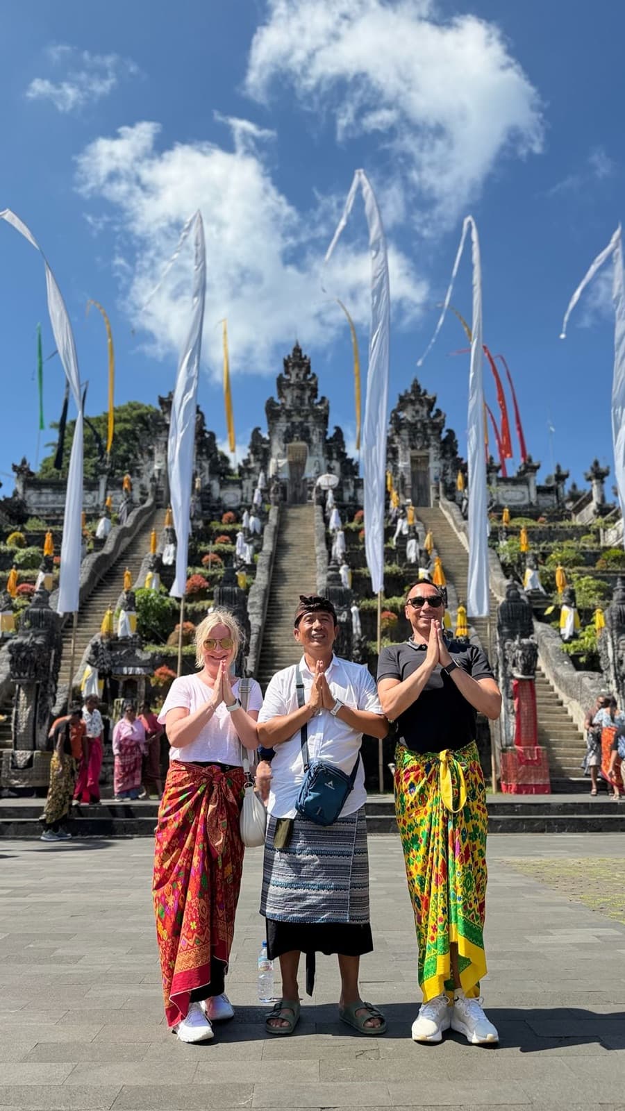 Tempelbesuch in Ost-Bali